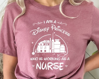 Disney Nurse Shirt, Princess Nurse Shirt Disney Princess Shirt, Hospital Shirt,Minnie Nurse Shirt, Nurse Gift