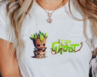 I am Groot Shirt, Baby Groot Shirt, Baby Groot Youth Shirt, Guardians Of The Galaxy Shirt, Cute Disney Shirt, Disney Kids Shirt