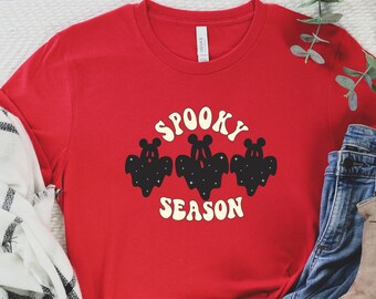Spooky Season Shirt, Mickey Ghost Shirt, Pumpkin Shirt, Disney Ghost Shirt, Mickey Spooky Shirt, Disney Spooky Shirt