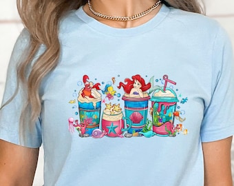Disney Princess Shirt, Ariel Shirt,  Disney Drink Shirt, Disney Ariel Shirt, Little Mermaid Shirt, Disneyland Shirt, Magic Kingdom Shirt