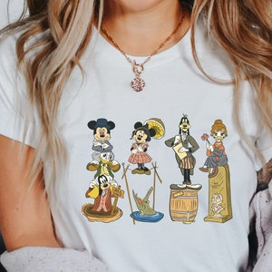 La camisa cómica retro de la mansión encantada, camisa de Halloween, camiseta de la mansión encantada de Disney, regalos divertidos de Halloween, mansión encantada de Mickey