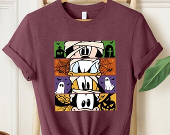 Mickey and Friends Halloween Shirt, Disney Boo Shirt, Disney Spooky Seasons Shirt, Disney Halloween Shirt, Mickey Halloween Shirt