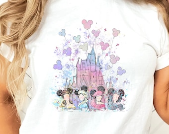 Disney Princess Castle Shirt, Magic Kingdom Shirt, Disney Vacation Shirt,Disney Castle,  Mickey Balloon Shirt, Princess Gift