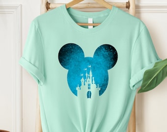 Disney Castle Shirt, Mickey Ears Shirt, Magic Kingdom Shirt, Walt Disney T-shirt, Disney Shirts, Mickey Shirt, Minnie Shirt, Disneyworld Tee