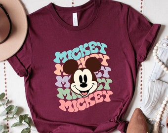 Mickey Shirt Vintage, Mickey Shirt para mujeres y hombres, Disneyworld Shirt Family, Disney Mickey Mouse Shirt, Disneyland Shirt, Disney Vacation