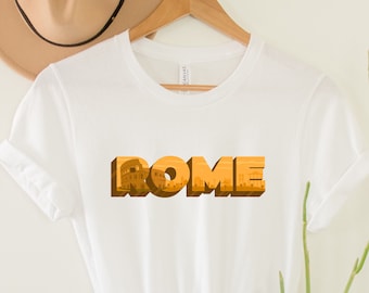 Rome Shirt, Italy T-Shirt, Italy Tee, Holiday Shirt, Rome T-Shirt, Rome City Tee, Travel Shirt
