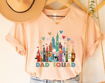 Disney Squad Shirt, Disney Dad Shirt, Funny Disney Dad Shirt, Gift Idea For Dad, Father’s Day Gift, Dad Tees, Gift for Dad