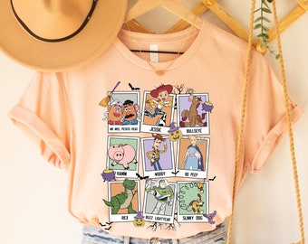 Camisa vintage de Toy Story de Halloween, camisa espeluznante de Toy Story, camisa de truco o trato, camisa de temporada espeluznante, camisa familiar de Halloween