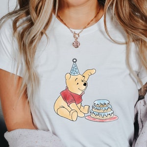 Winnie The Pooh Birthday Shirt, Pooh Bear Shirt, Custom Birthday Shirt, Birthday Party Shirt, Birthday Family Shirts, Birthday Toodler Shirt