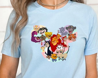 Camisa de gatos de Disney, camisa de Disney, camisa de Aristocats, camisa de gato de Disney Marie, camisa de Disney World, camisa familiar de Magic Kingdom