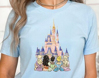 Princesa Disney Castle Shirt, Disney Princess Shirt, Disneyworld Shirt, Disney Family Shirt, Disneyland Shirt, Disney Girl Trip Shirt