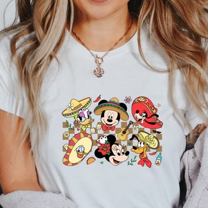 Mickey And Friends Cinco De Mayo, Disney Cinco De Mayo Shirt, Disney Fiesta Shirt, Disney Mexican Party, Disney Group Shirt