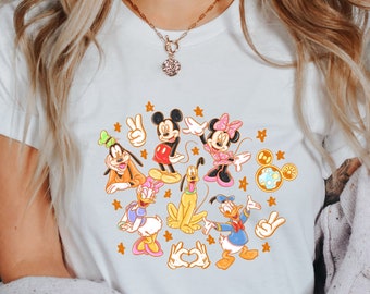 Camicia Topolino e Amici, Camicie Disneyworld, Camicia Disney Family, Camicia Disney Friends, Camicia Disneyland, Camicia Disney