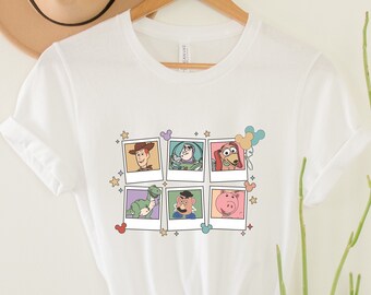Camisa de Toy Story, camisa de personajes de Toy Story, camisa de Disney, camisa de Disney Toy Story, camisa de Sheriff Woody, camiseta de perro furtivo, camisa de viaje de Disney