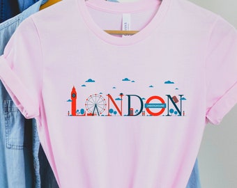 London Shirt, London England, London Tshirt, England Shirt, London Gift, London Trip Unisex T-Shirt, Uk Shirt Gift