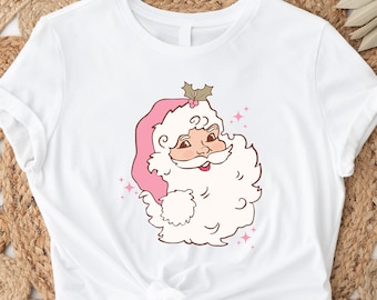 Christmas Santa Shirt, Retro Santa Shirt, Gift For Christmas, Retro Christmas Shirt, Christmas Shirt For Women, Gift For Women, Santa shirt