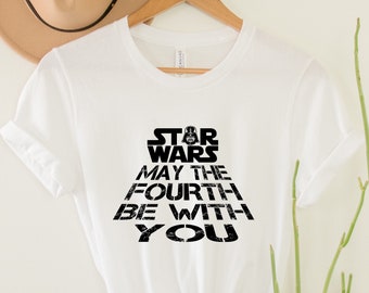 Star Wars möge der vierte mit dir sein, Darth Vader Shirt, Star Wars Shirt, Möge der vierte mit dir sein T-Shirt, Star Wars T-Shirt