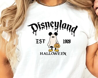 Magical Land Halloween Mickey Shirt, Mickey Halloween Shirt, Disneyland Halloween Shirt, Mickey Ghost Shirt,  Disneyworld Shirt
