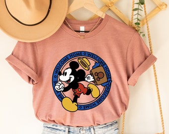 Welcome Home Shirt, Mickey Mouse Shirt, Disney Shirt, Disney Home Shirt, Disney Family Holiday Shirt