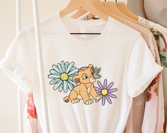 Simba-tröja, Lejonkungen-tröja, Disney-tröja, Hakuna Matata-tröja, Djurriket-tröja Söt Lejonkungen-tröja, Familjesemestertröja
