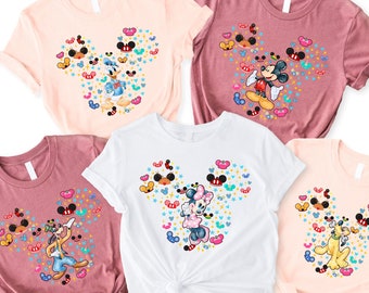 Aangepaste Disney shirts, Mickey familie shirts, gepersonaliseerde Disney shirt, Minnie shirt, Mickey groep shirts, Disneyland groep shirts