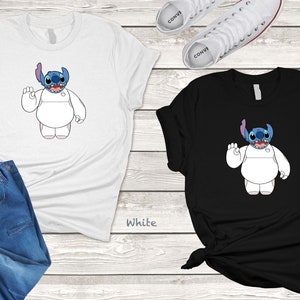 Stıtch Balloon Shirt Disneyworld Family Shirts, Stitch Robot Shirt, Kids Disneyworld Shirts, Mickey Balloon Shirt imagen 2