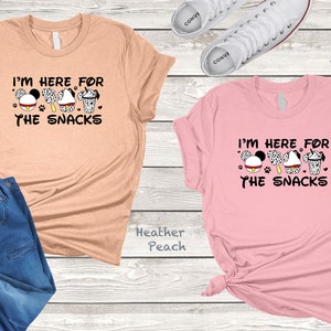 I’m Here For The Snacks, 101 Dalmatian Shirt, 101 Dalmatians, Disney Snacks Shirt, Mickey Ears Shirt, Disney Drink Shirt, Disney Food Shirt image 3