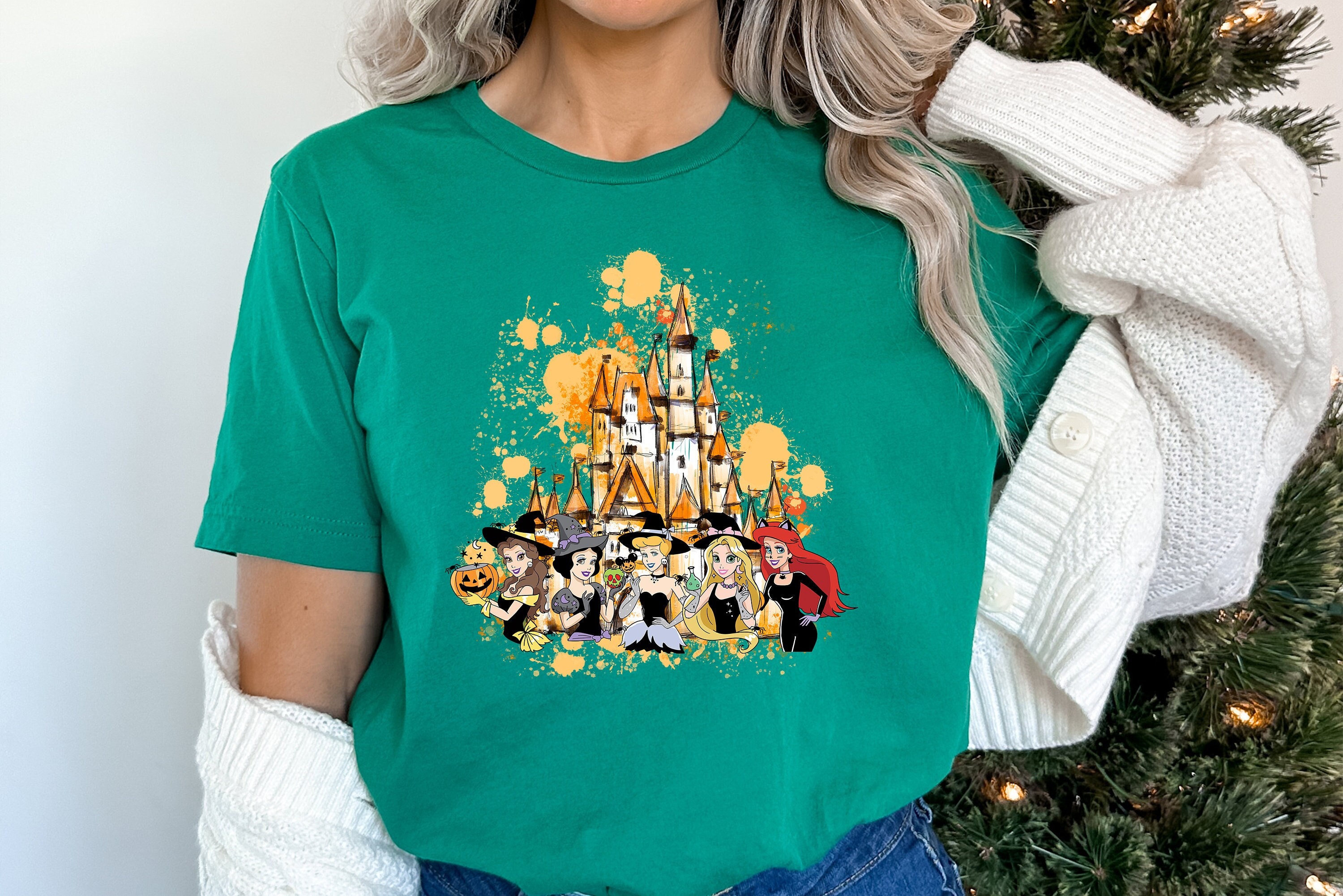 Disney Princess Fall Shirt,disney Castle Fall Shirt,disney Princess ...
