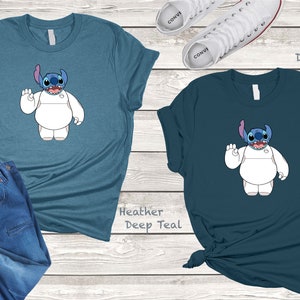 Stıtch Balloon Shirt Disneyworld Family Shirts, Stitch Robot Shirt, Kids Disneyworld Shirts, Mickey Balloon Shirt imagen 3