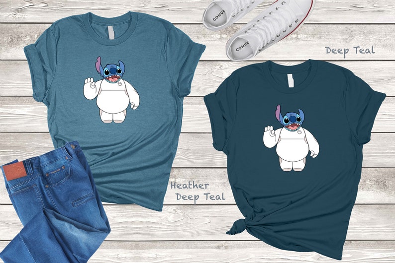 Stıtch Balloon Shirt Disneyworld Family Shirts, Stitch Robot Shirt, Kids Disneyworld Shirts, Mickey Balloon Shirt imagen 3