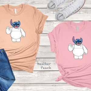 Stıtch Balloon Shirt Disneyworld Family Shirts, Stitch Robot Shirt, Kids Disneyworld Shirts, Mickey Balloon Shirt imagen 6