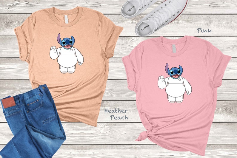 Stıtch Balloon Shirt Disneyworld Family Shirts, Stitch Robot Shirt, Kids Disneyworld Shirts, Mickey Balloon Shirt imagen 6