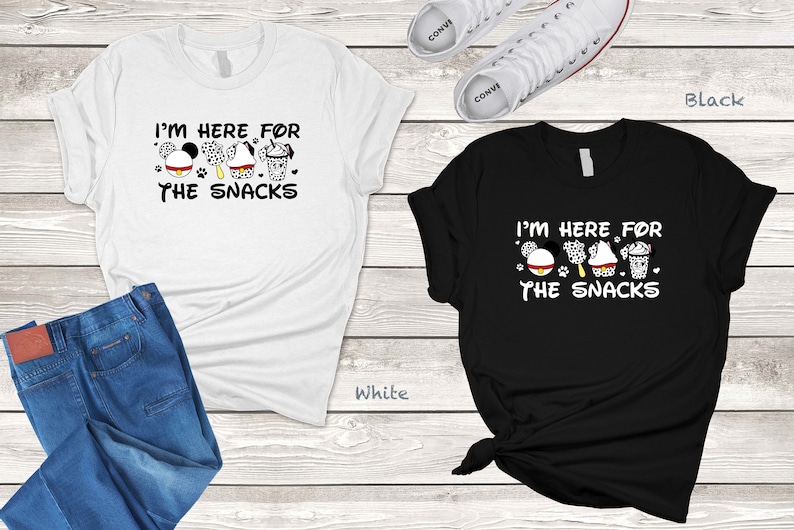 I’m Here For The Snacks, 101 Dalmatian Shirt, 101 Dalmatians, Disney Snacks Shirt, Mickey Ears Shirt, Disney Drink Shirt, Disney Food Shirt image 5