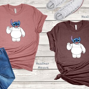 Stıtch Balloon Shirt Disneyworld Family Shirts, Stitch Robot Shirt, Kids Disneyworld Shirts, Mickey Balloon Shirt imagen 4