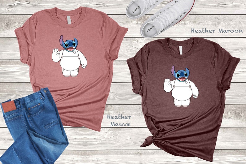 Stıtch Balloon Shirt Disneyworld Family Shirts, Stitch Robot Shirt, Kids Disneyworld Shirts, Mickey Balloon Shirt imagen 4