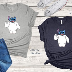 Stıtch Balloon Shirt Disneyworld Family Shirts, Stitch Robot Shirt, Kids Disneyworld Shirts, Mickey Balloon Shirt imagen 7