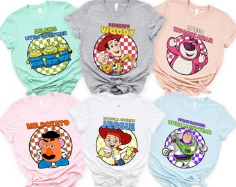 Camisa de Disney Toy Story, camisa de disfraz de Toy Story, camisa de cumpleaños de Toy Story, camisa a juego del grupo Toy Story, camisa familiar de Toy Story