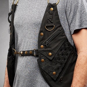 Holsterweste / Doppelschultertasche