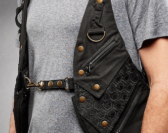 Holster vest / double sling bag