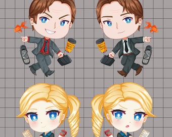 Better Call Saul/Breaking Bad 2.5" Glitter Epoxy Acrylic Charms