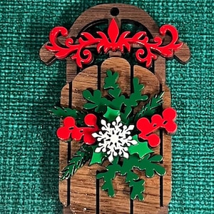 Decorative Sled Christmas Ornament