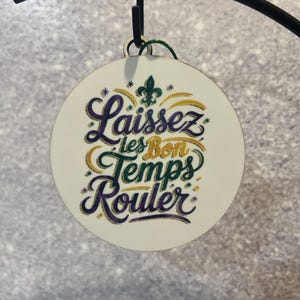 Laissez Les Bon Temps Rouler Mardi Gras Ornament