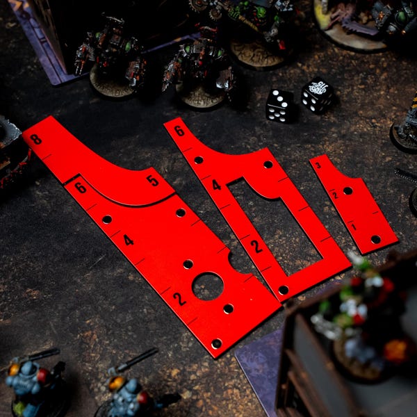Nesting movement and combat tool for Tabletop War Games