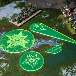 Acrylic Blast Template Set for The Old World
