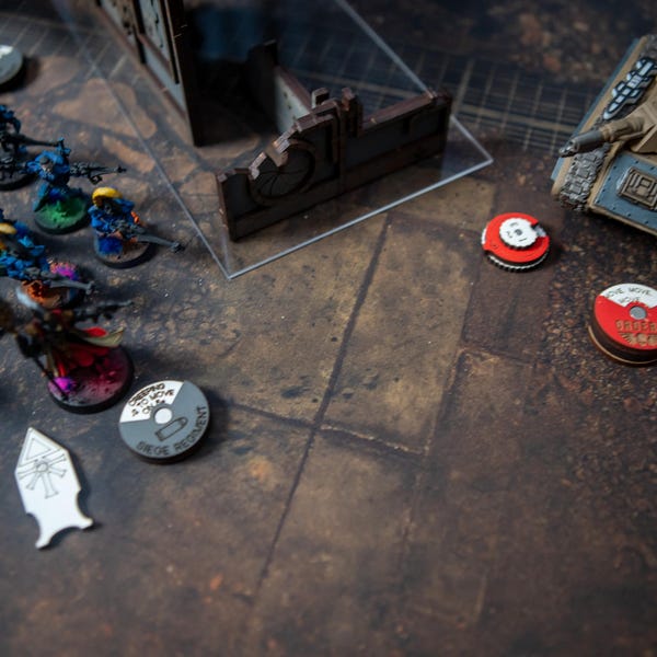 Siege Regiment Detachment Dials - Astra Militarum Fire Marker for Warhammer 40k Pariah Nexus
