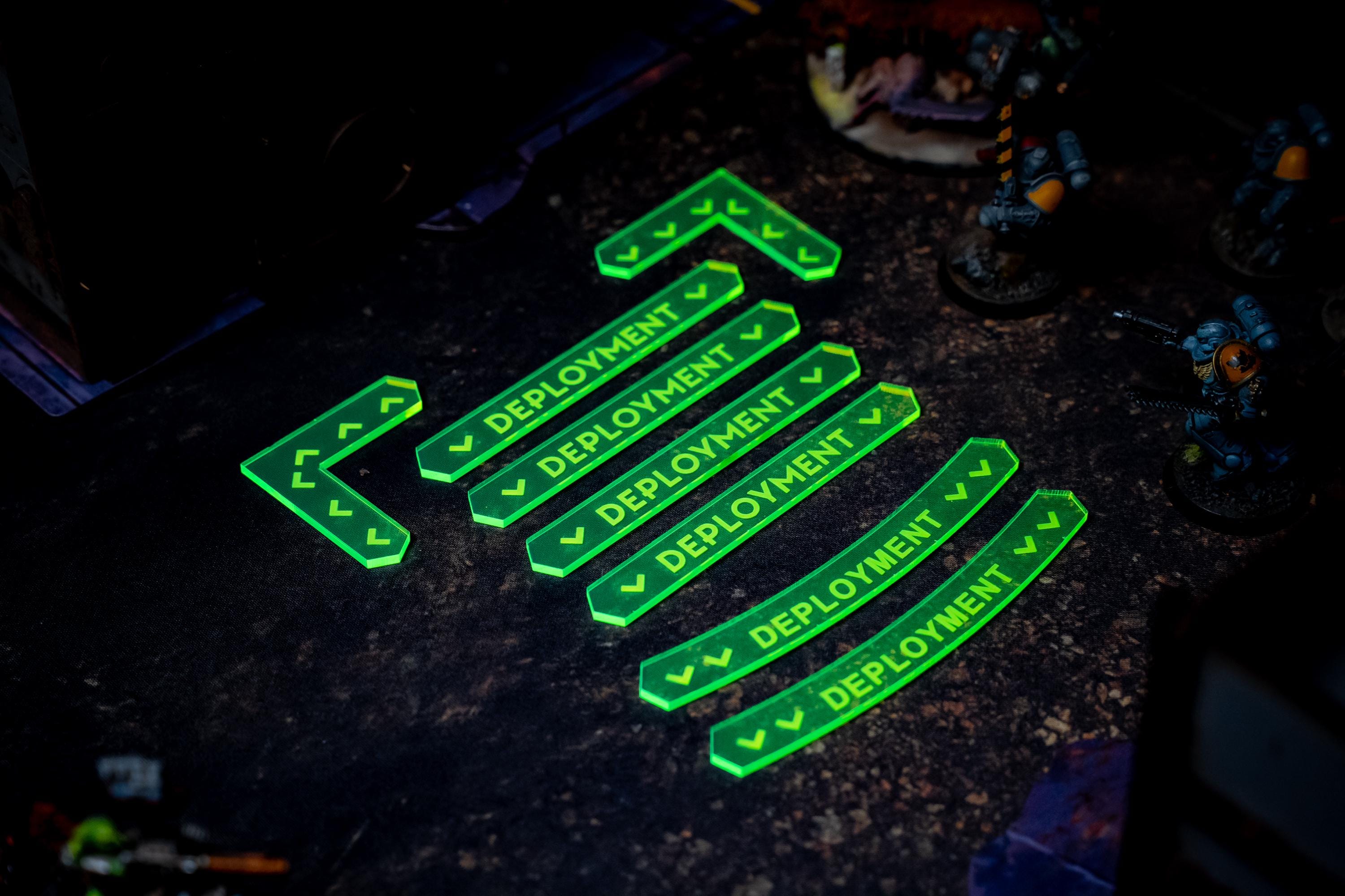 Deployment Zone Marker Set for 11th Edition Grimdark Wargames - Etsy