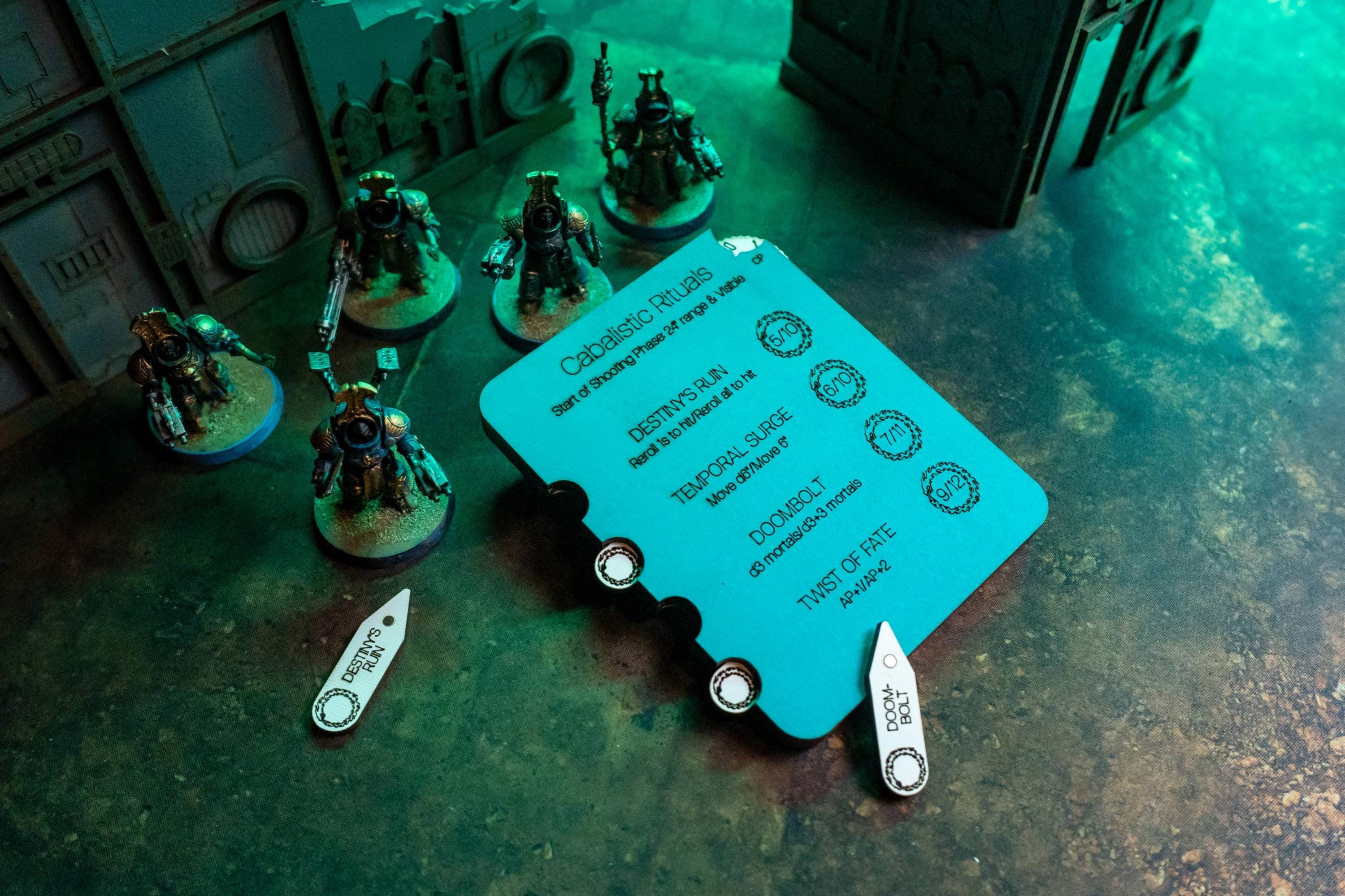 Thousand Sons Cabal Ritual Tracker für Warhammer 40k