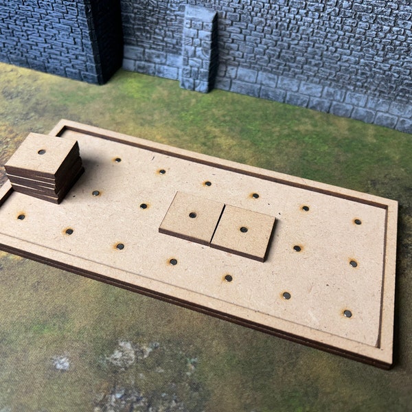 Magnetized Movement Trays with Pre Magnetized Bases for The Old World, Warhammer Fantasy, and Kings of War