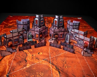11th Edition Terrain Set - Full Color and WH40K compatible