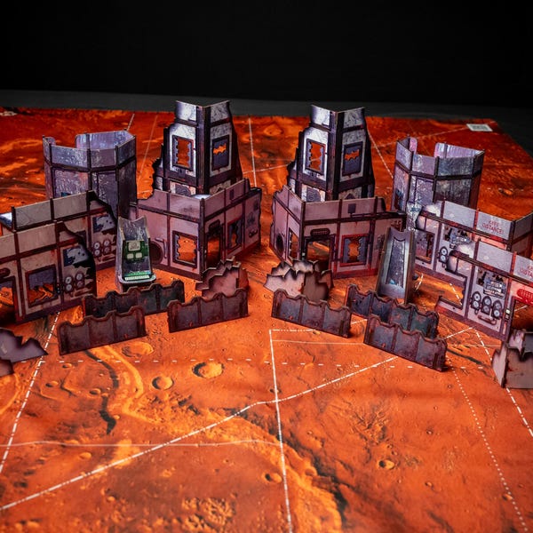 11th Edition Terrain Set - Full Color and WH40K compatible